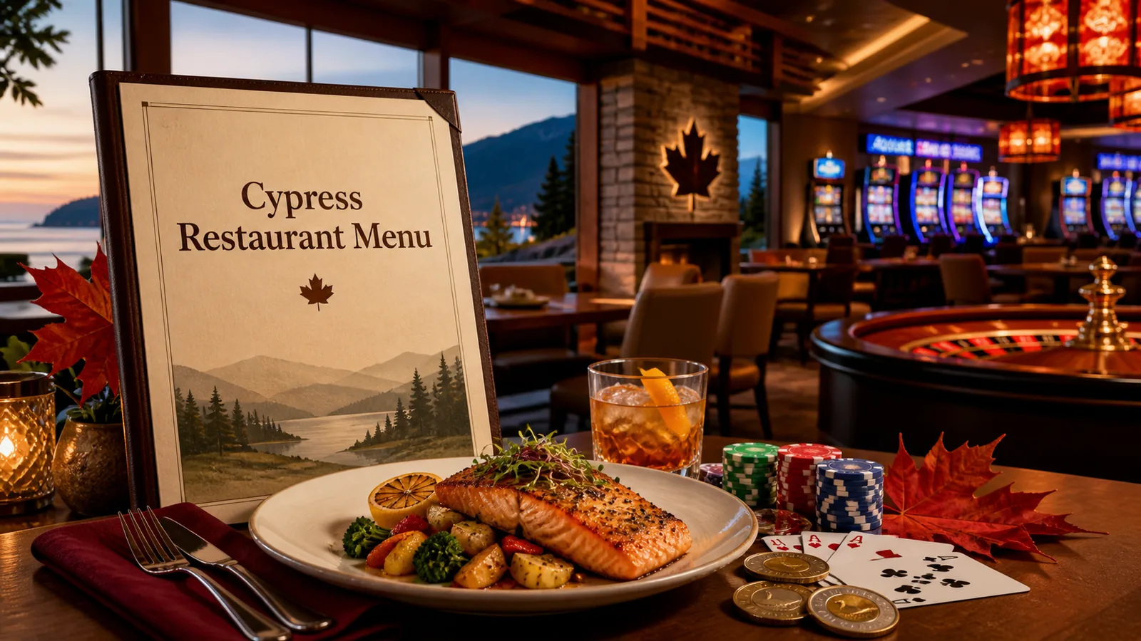 Cypress Restaurant Port Alberni Menu content banner